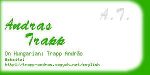 andras trapp business card