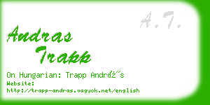 andras trapp business card